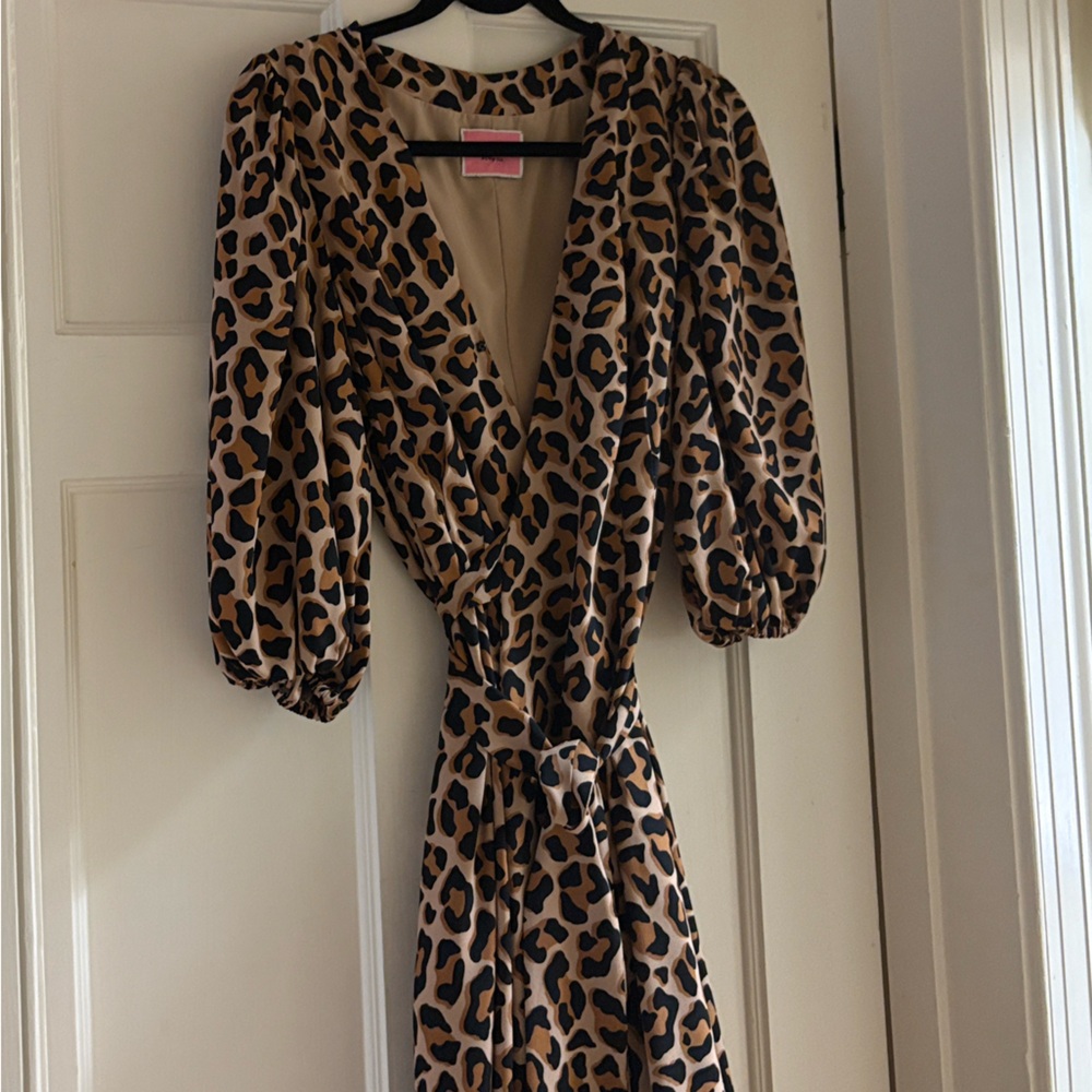 Kate Spade Leopard Print Wrap Dress